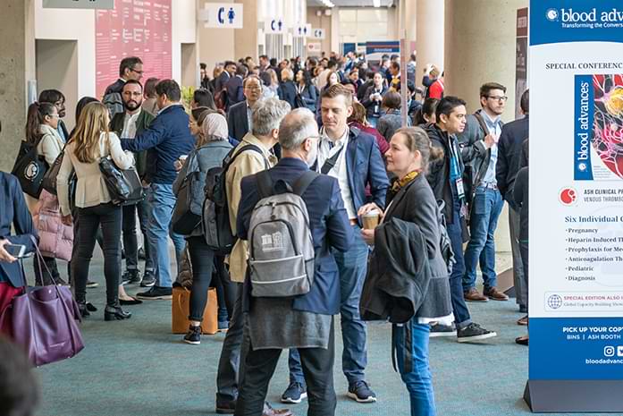 Attendees at the American Society of Hematology